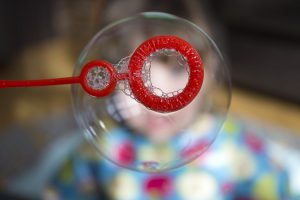 bubble sensory play