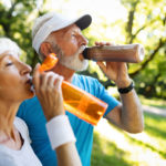 people drinking water