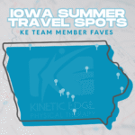 Map of Iowa Summer Travel Spots